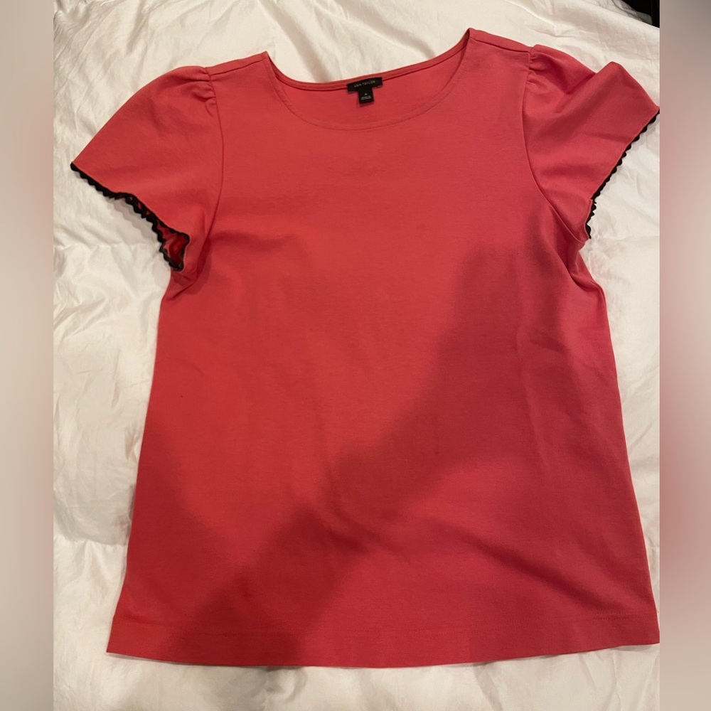 Bright Coral Shirt - Ann Taylor - size M